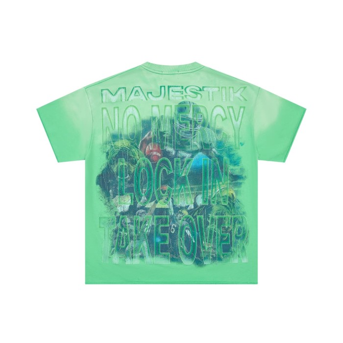 World Rugby Beast Rhinestone Print Washed Tee 29064549