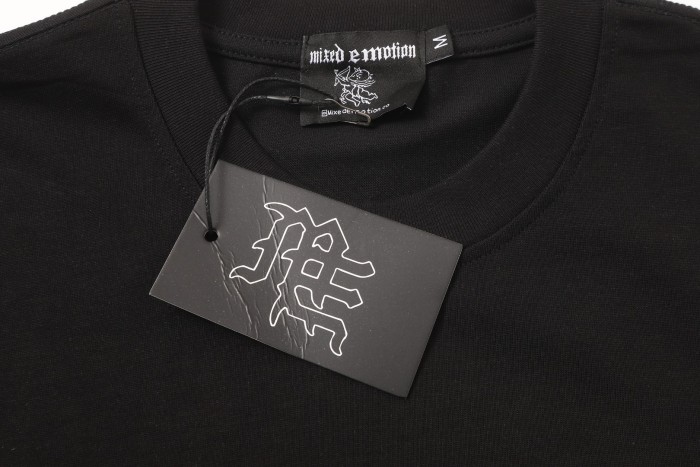 Double-sided wear love and hate Cupid rivet large logo high street lazy style T-shirt 29065224