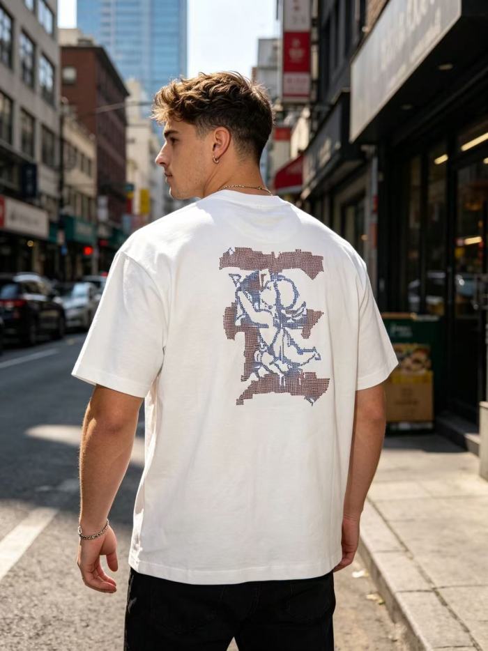 American-style sweet and cool love theme light luxury daily commuting shirt 2 colors 29064996