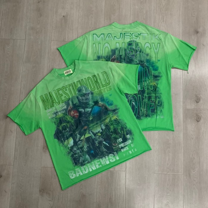World Rugby Beast Rhinestone Print Washed Tee 29064549