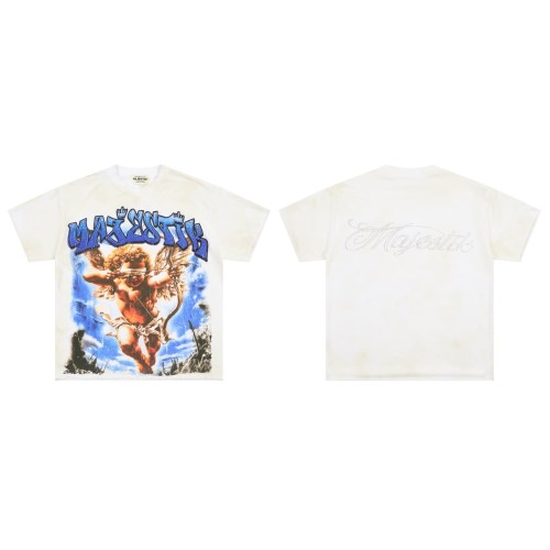 Blindfolded Cupid Archer Rhinestone Print Washed Tee 29064537