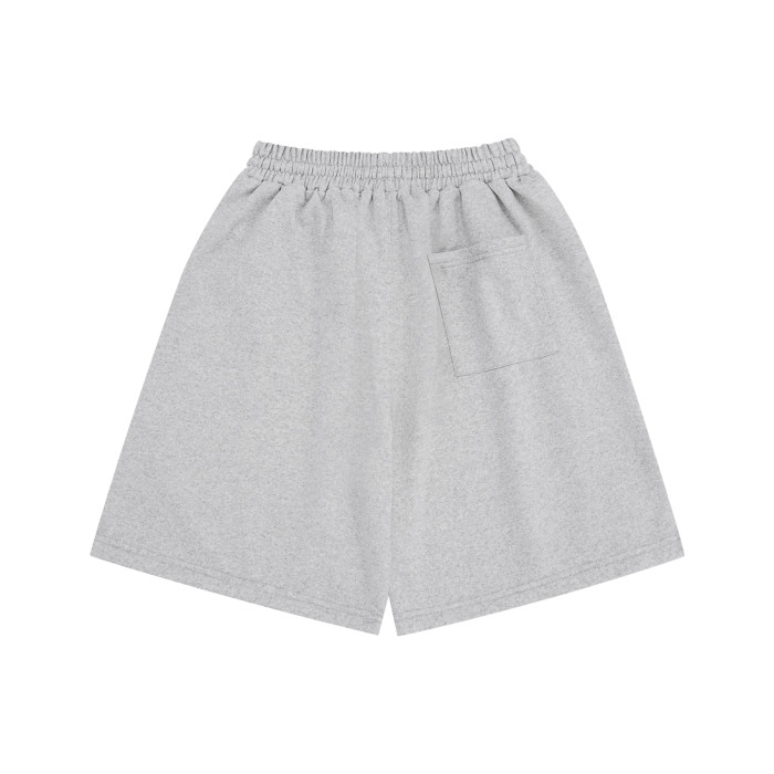 Gray Ape Head Embroidery Small Logo Drawstring Terry Shorts 29062667