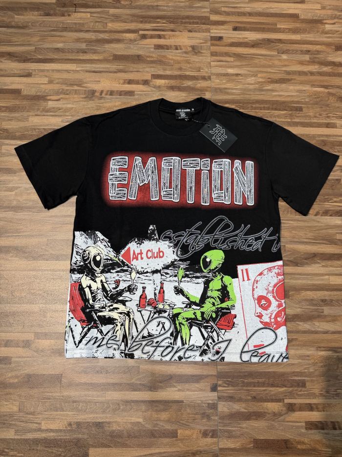 American-style sci-fi themed light luxury short-sleeved shirt 2 colors 29065659