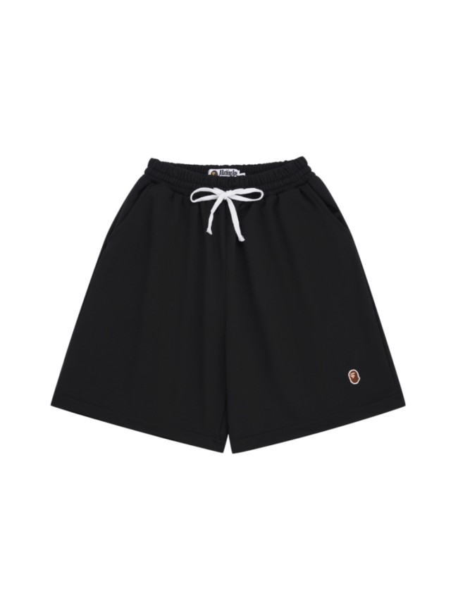 Black Ape Head Embroidery Small Logo Drawstring Terry Shorts 29062673