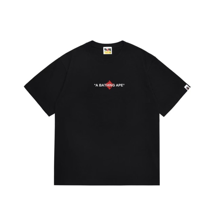 Bape opened fan with letter print T-shirt 2 colors 29062645