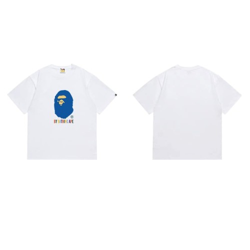 Colorful letter blue ape print T-shirt 2 colors 29062698