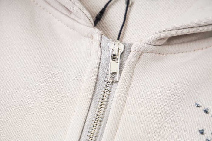 American-style light luxury heavy-duty rhinestone-decorated hoodie&pants tracksuit 29069161