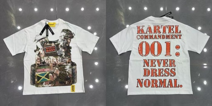 Unisex Loose Fit  With White Ink Direct Injection Print  T-shirt 10 colors 29069139