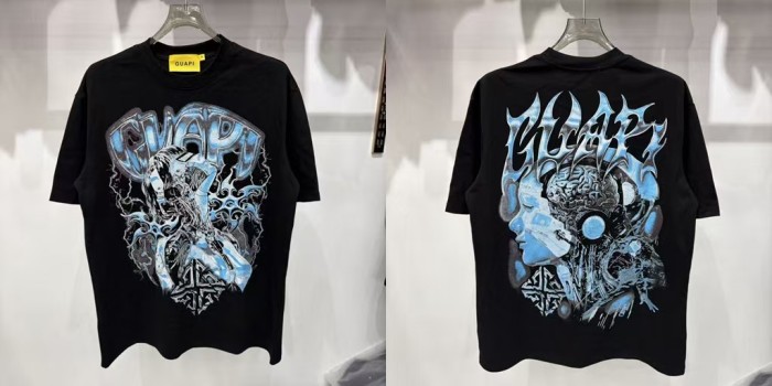 Unisex Loose Fit  With White Ink Direct Injection Print  T-shirt 10 colors 29069139
