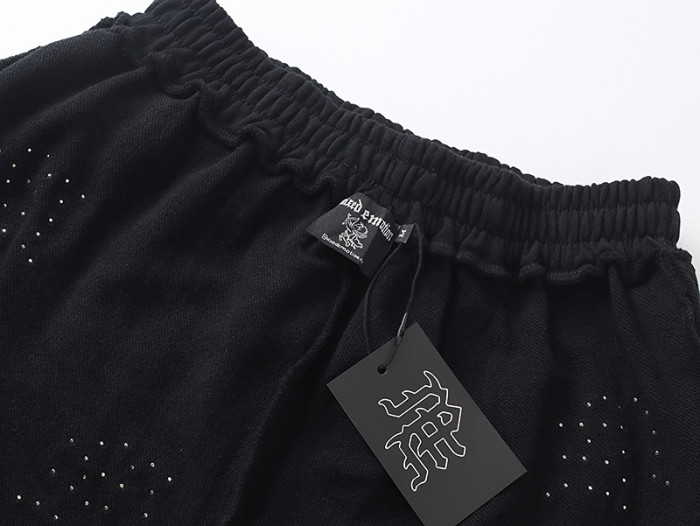 American-style heavy-duty rhinestone-decorated traditional Chinese style five-inch pants 2 colors 29068982