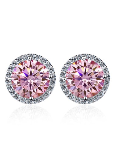 Eight Hearts and Eight Arrows Moissanite Sunflower Full-Diamond Earrings 29069329