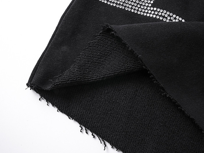 American-style heavy-duty rhinestone-studded dark gothic five-inch pants 2 colors 29068996
