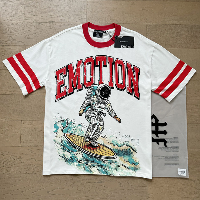 American-style space surfing fun daily commuting short-sleeved shirt 29068959