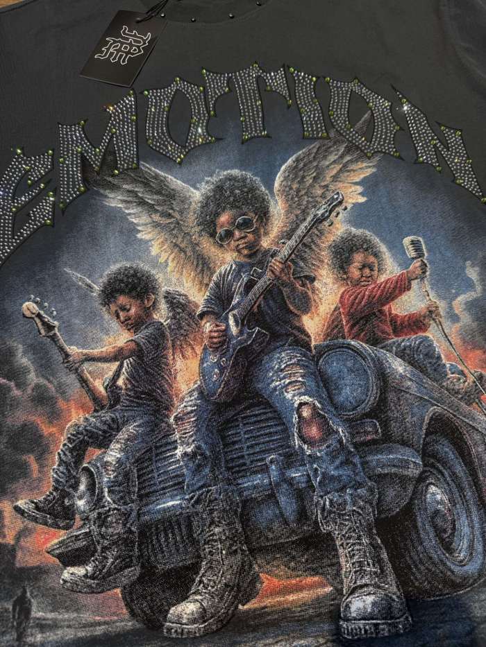 Vintage rock band  Angel Children  vintage car scene T-shirt 2 colors 29069228