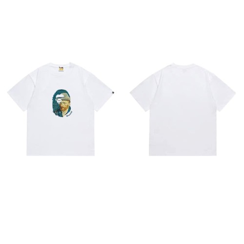 Retro oil painting print T-shirt 2 colors 29068994