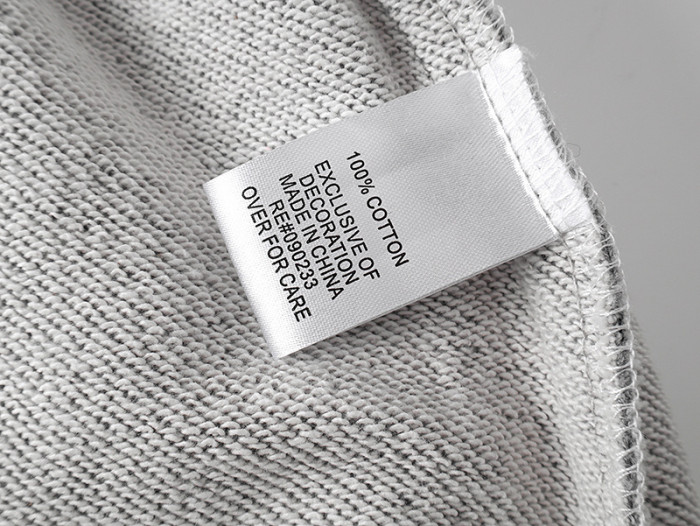 Ragged-edge, loose-fitting, five-inch gray sweatpants with drawstrings, casual shorts 29069002