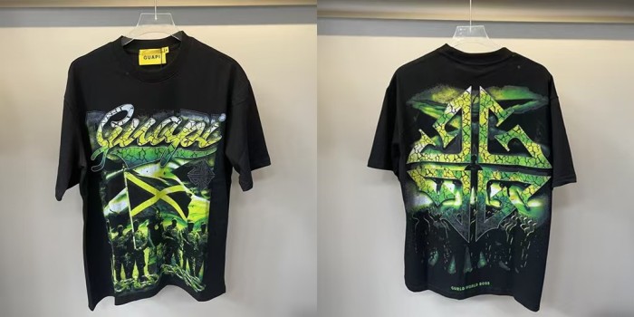 Unisex Loose Fit  With White Ink Direct Injection Print  T-shirt 10 colors 29069139