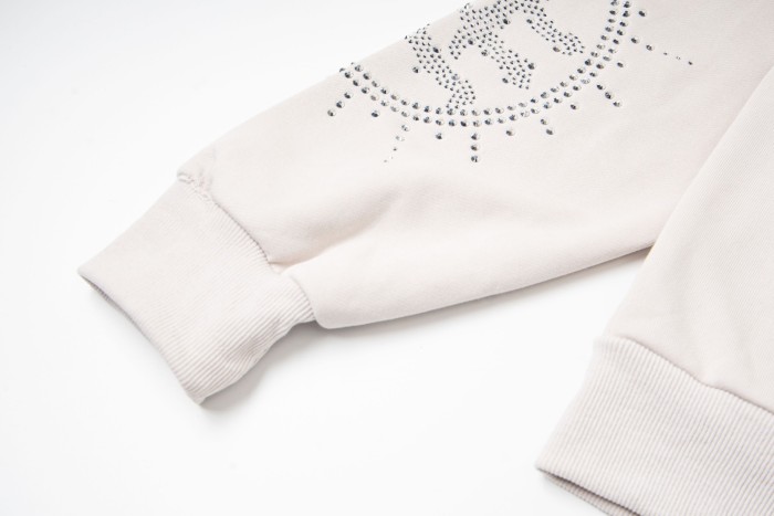 American-style light luxury heavy-duty rhinestone-decorated hoodie&pants tracksuit 29069161