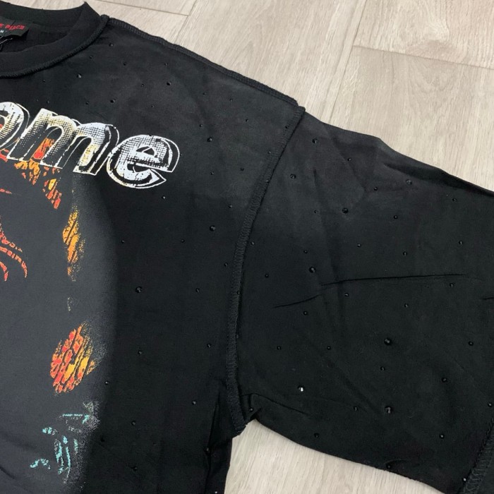 Dark Ages 2.0 Figure Rhinestone Print Washed Tee 29069409