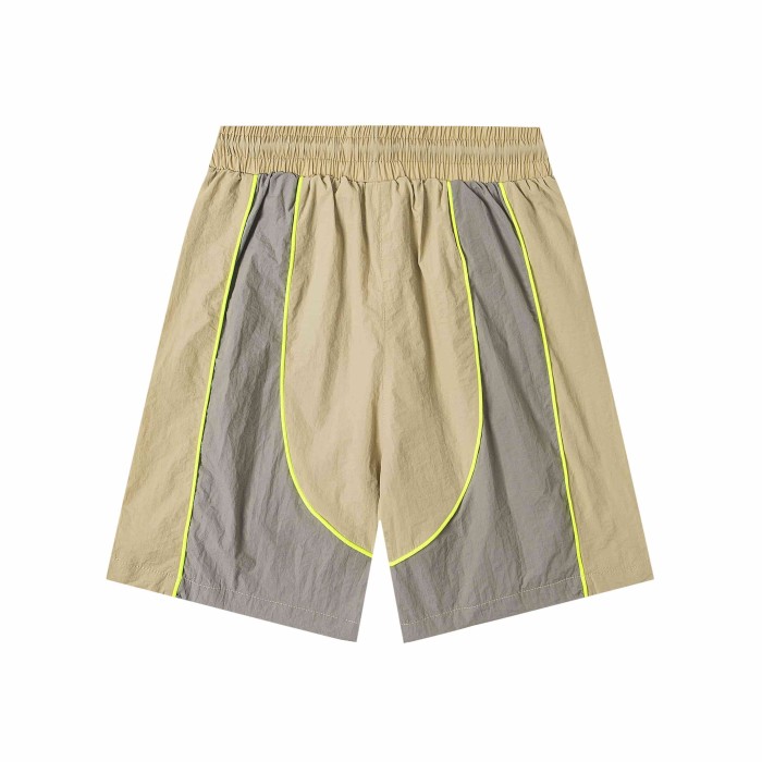 Color Block Logo Loose Casual Quick Dry Drawstring Five-point Shorts 3 colors 29077478