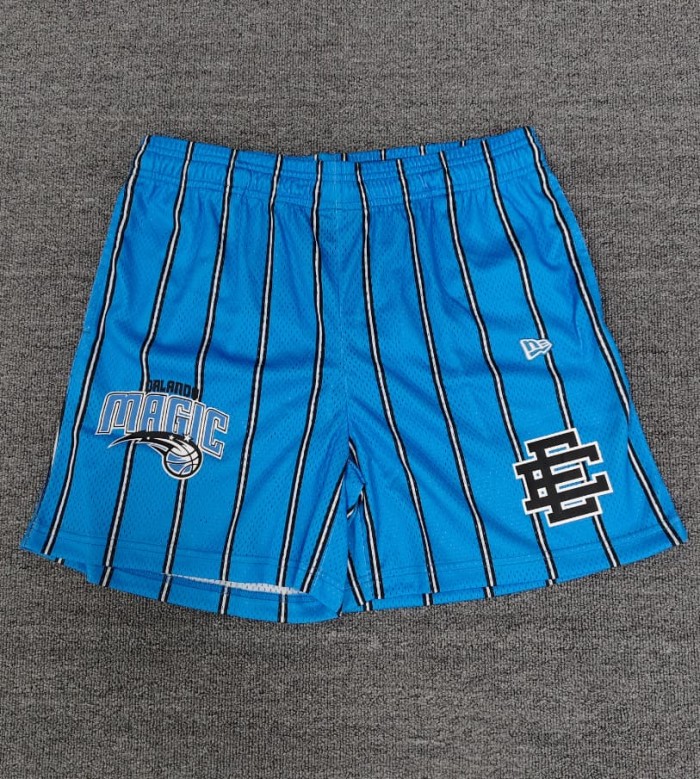 1:1 quality version Vertical Stripe Basketball Team Mesh Athletic Shorts 6 colors 27850691
