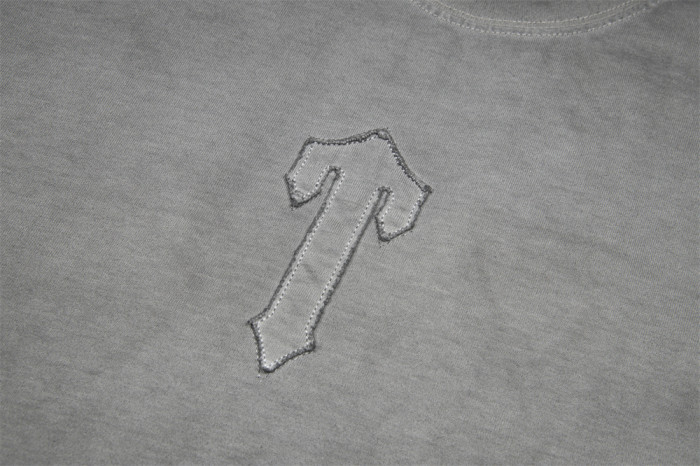 Oversized Retro Washed Streetwear Tee with Subtle  T  Logo Embroidery T-Shirt 3 colors 29077365