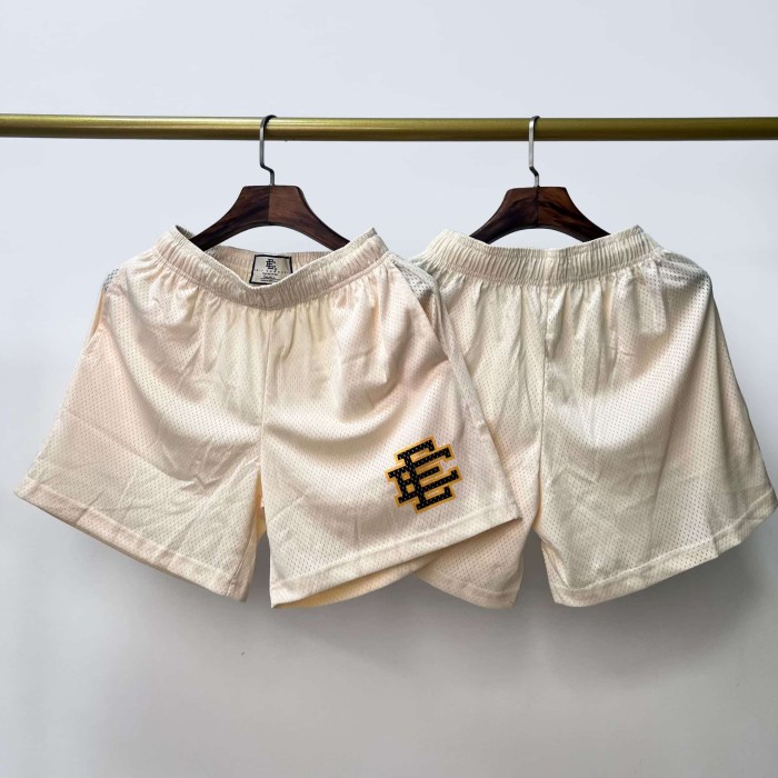 1:1 quality version Light Base Dual-Color Logo Mesh Shorts 6 colors 29077535