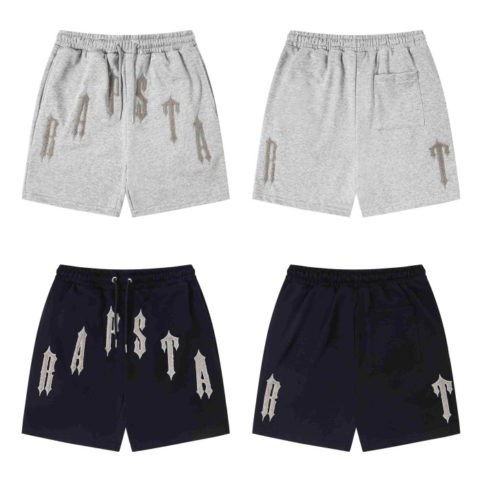 Letter Towel Embroidery Logo Loose Casual Drawstring Shorts 2 colors 29077463