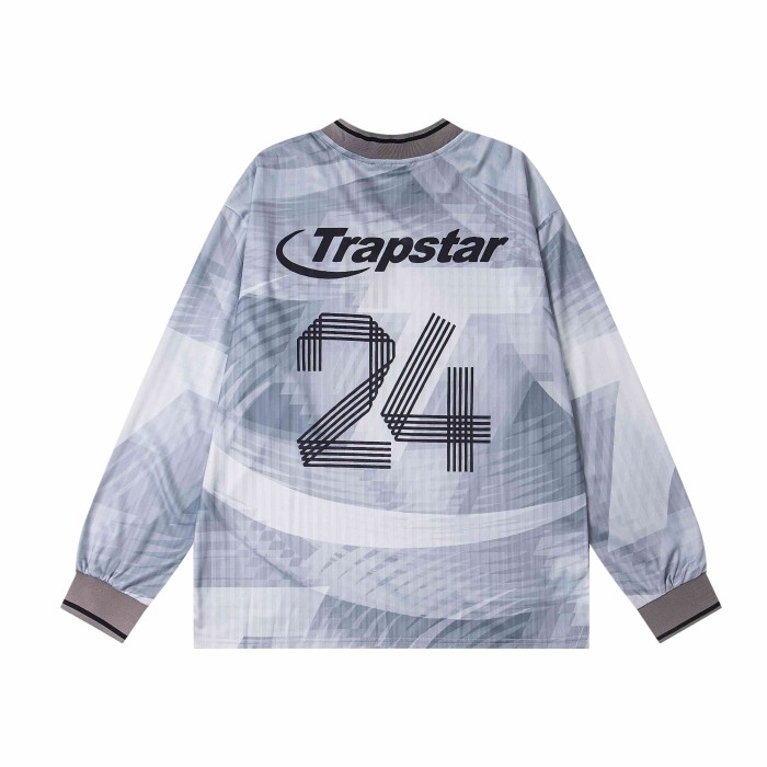 Oversized Y2K Trapstar Soccer Jersey Gradient  24  Back Print Long Sleeve T-Shirt 3 colors 29077586