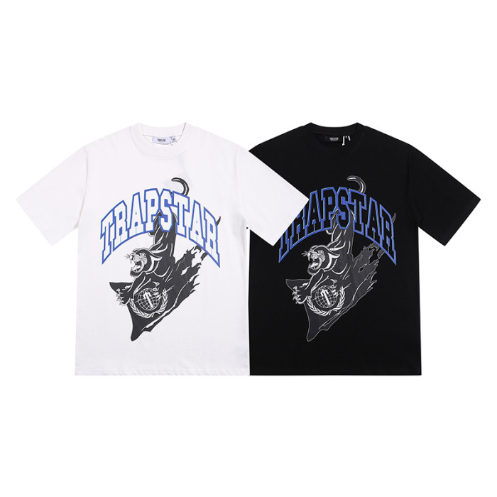 Streetwear Tee with Blue Arch Logo & Black Panther Print T-Shirt 2 colors 29077362