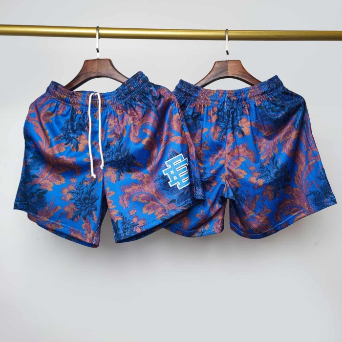 1:1 quality version Ornate Luxury Pattern Mesh Shorts 5 colors 29077531