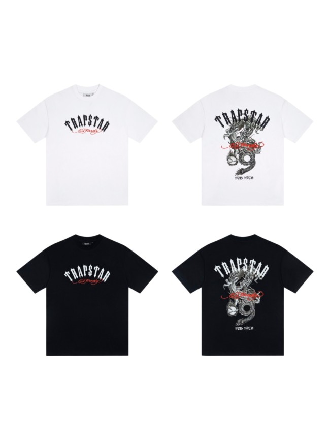 Oversized Edgy Streetwear Gothic Letter & Dragon Print T-shirt 2 colors 29077768