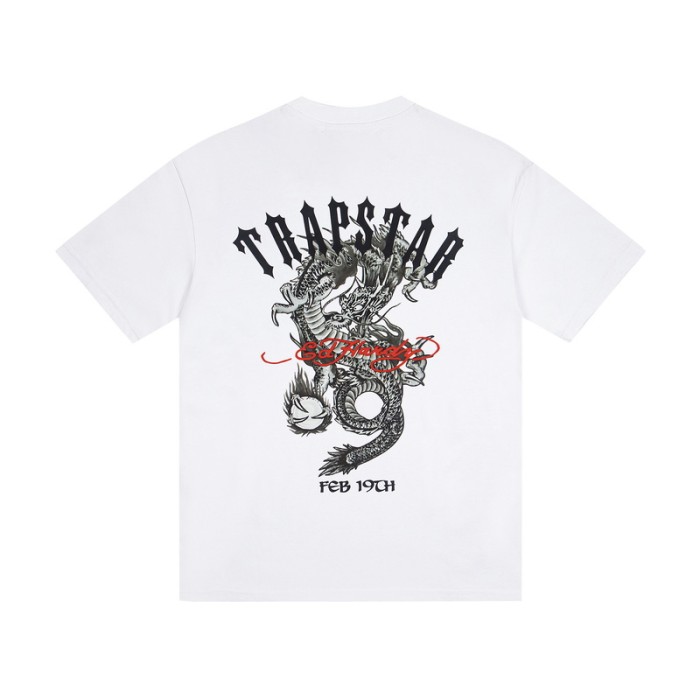 Oversized Edgy Streetwear Gothic Letter & Dragon Print T-shirt 2 colors 29077768
