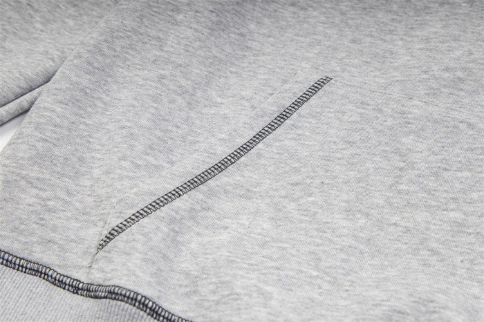 Letter Towel Embroidery Foam Print Hoodie & Pants Set 2 colors 29077530
