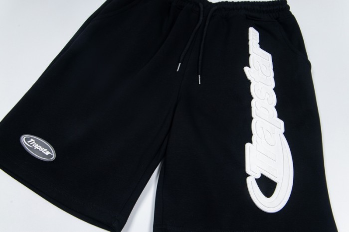 Loose Streetwear Sweat 3D Raised Logo Print & Drawstring Waist 3 colors Shorts 29077481