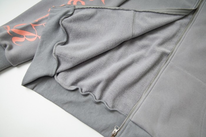Arm Printed Letter Logo High Street Loose Fleece Hoodie & Pants Set 2 colors 29077507