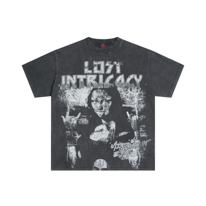 American-style hardcore rebellious dark daily commuting shirt 29077307
