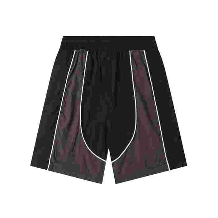 Color Block Logo Loose Casual Quick Dry Drawstring Five-point Shorts 3 colors 29077478