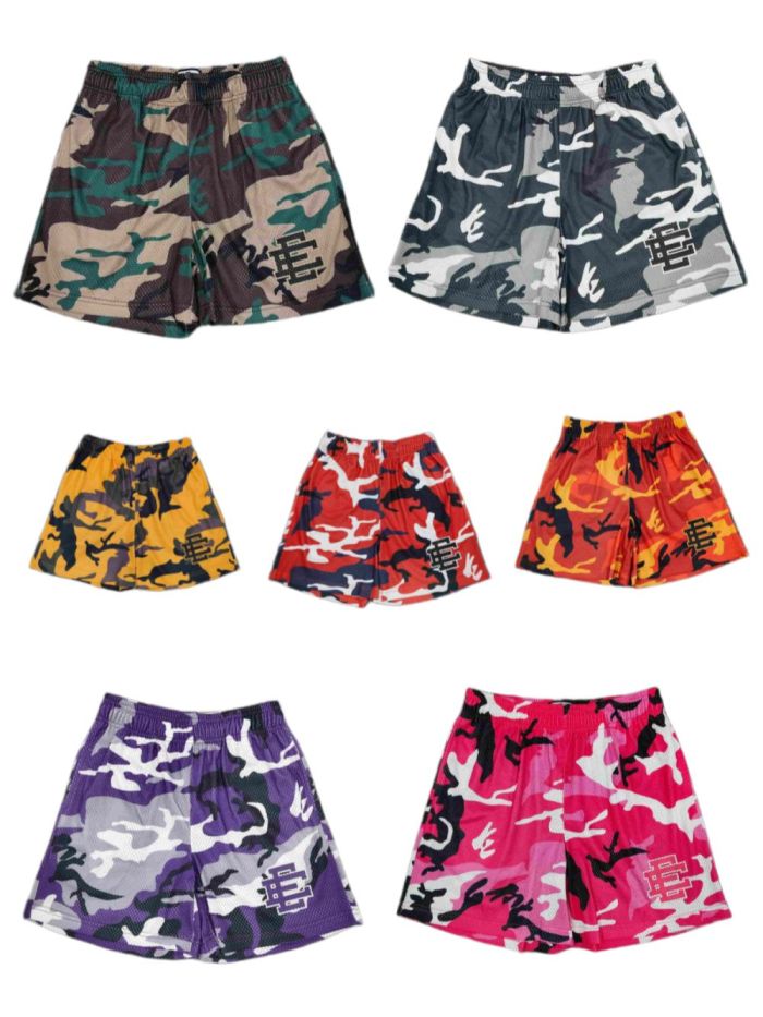 1:1 quality version 28209188 Two-Tone Camouflage Printed Breathable Shorts 7 colors
