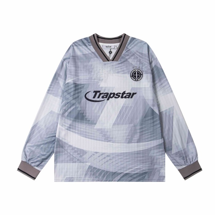 Oversized Y2K Trapstar Soccer Jersey Gradient  24  Back Print Long Sleeve T-Shirt 3 colors 29077586