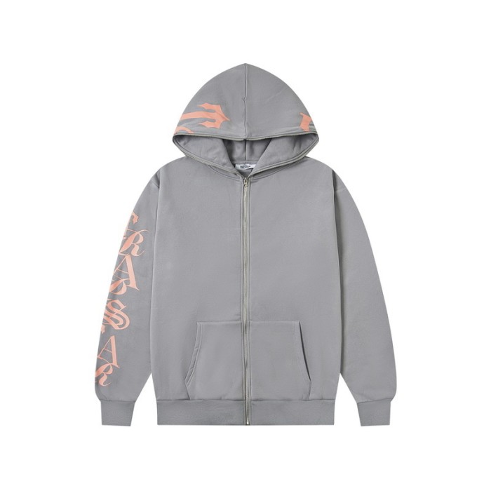 Arm Printed Letter Logo High Street Loose Fleece Hoodie & Pants Set 2 colors 29077507