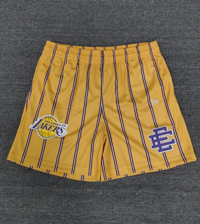 1:1 quality version Vertical Stripe Basketball Team Mesh Athletic Shorts 6 colors 27850691