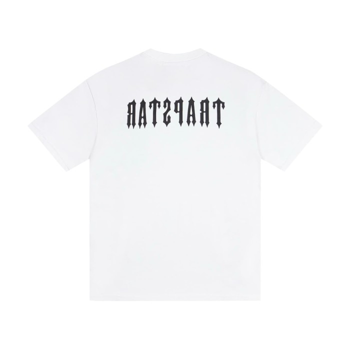 Urban Streetwear Tee with Fire Burst Tiger Art & Back Gothic Text Print T-Shirt 2 colors 29077292