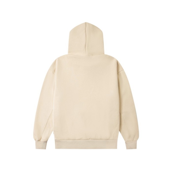American Street Style Hot Drill Letter Print Spliced Fleece Lined Hoodie & Pants Set 2 colors 29077493