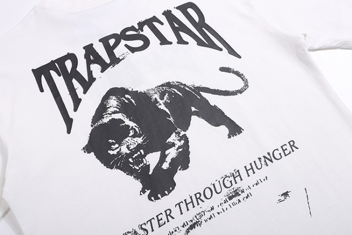 Streetwear Tee with Monochrome Lion Print & Trapstar Gothic Logo T-Shirt 2 colors 29077444