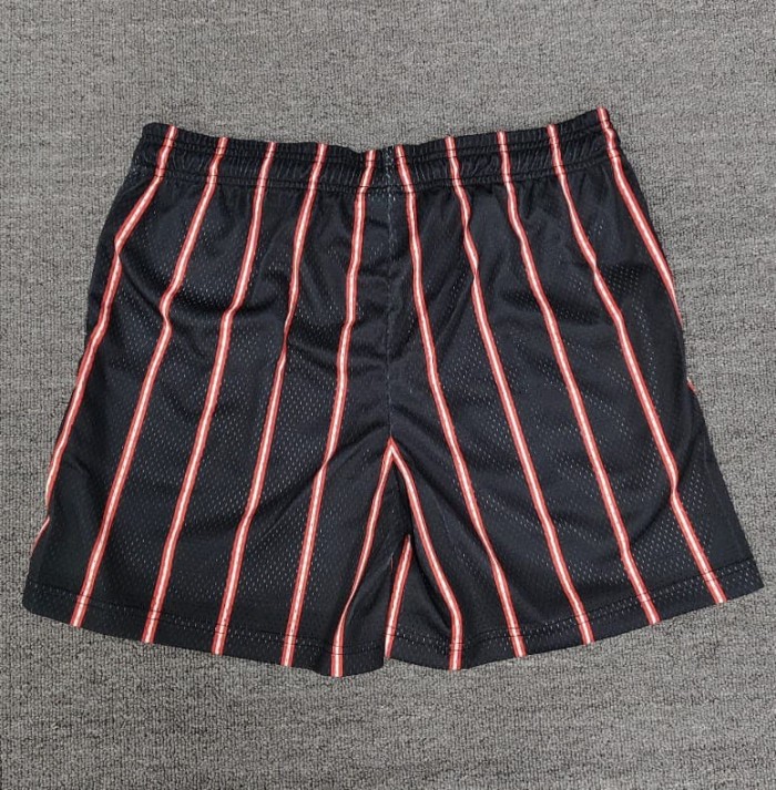 1:1 quality version Vertical Stripe Basketball Team Mesh Athletic Shorts 6 colors 27850691