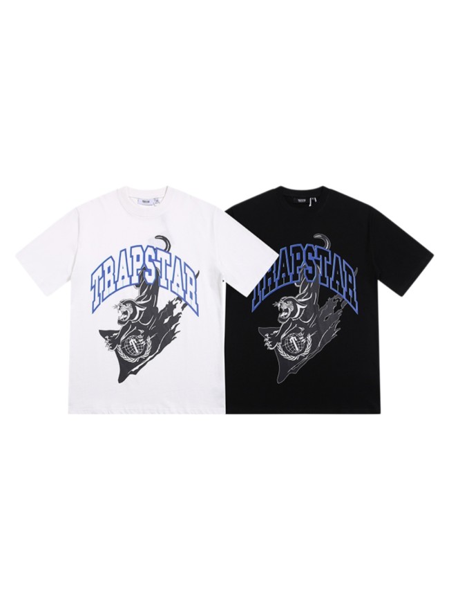 Streetwear Tee with Blue Arch Logo & Black Panther Print T-Shirt 2 colors 29077362