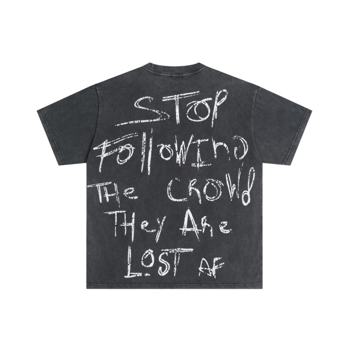 American-style hardcore rebellious dark daily commuting shirt 29077307