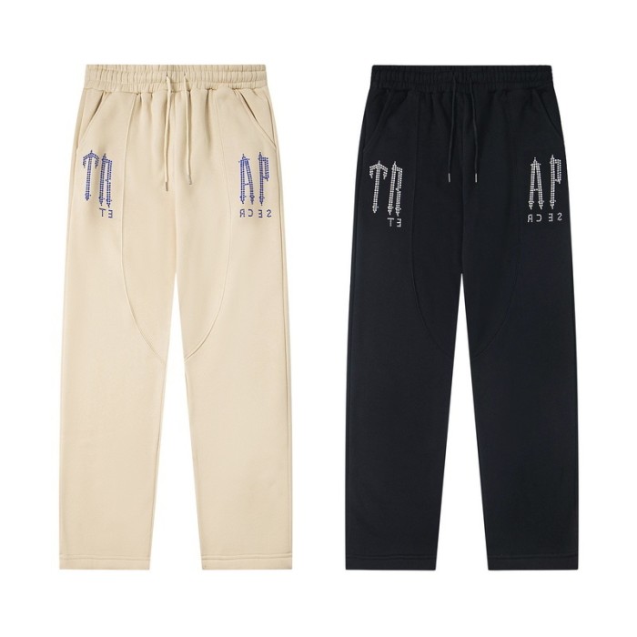 American Street Style Hot Drill Letter Print Spliced Fleece Lined Hoodie & Pants Set 2 colors 29077493