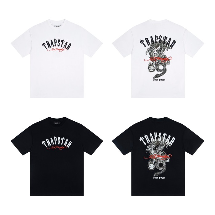 Oversized Edgy Streetwear Gothic Letter & Dragon Print T-shirt 2 colors 29077768